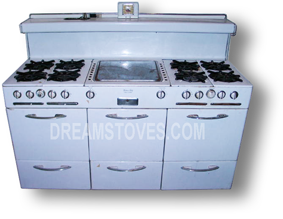 1947 Western-Holly “Town & Country” Double Oven Vintage Stove Available from DreamStoves.com